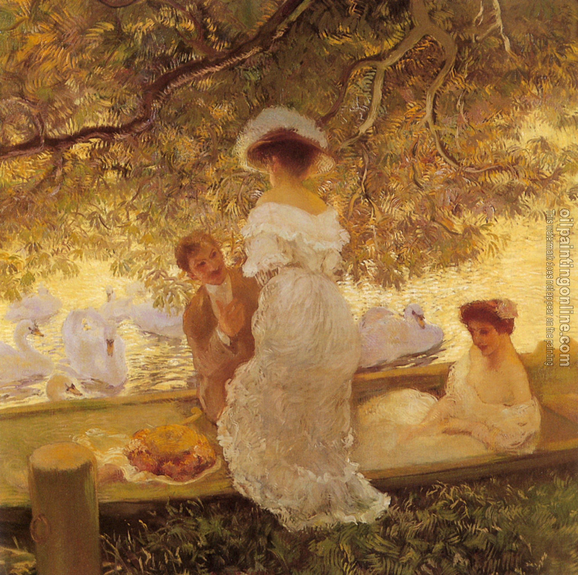 Gaston de Latouche - The Boating Party